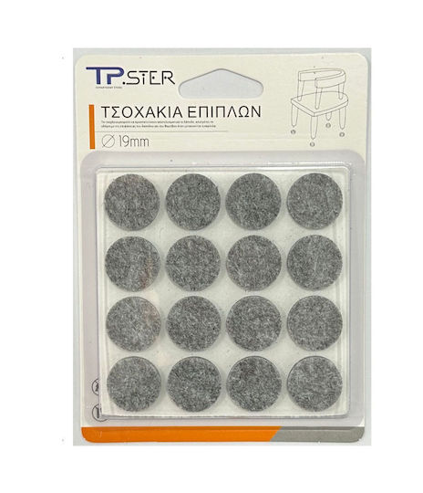 Tpster Подложки Кръгли със закопчалка за обръч и примка 32бр 34745