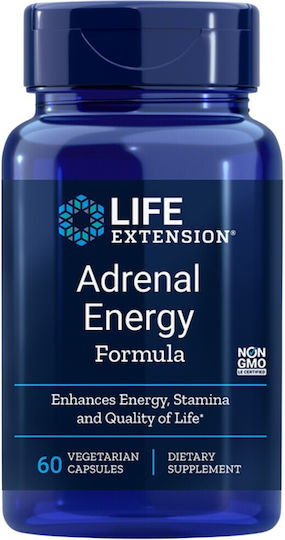 Life Extension Adrenal Energy Formula Alte Suplimente Alimentare 60 Capsule