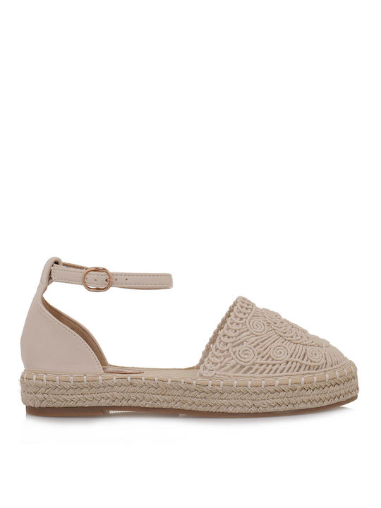 Exe Women's Platform Espadrilles Beige