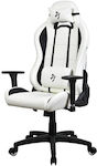 Arozzi Torretta Artificial Leather Gaming Chair with Adjustable Arms Black / White