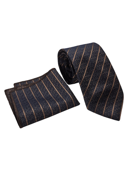 Μαντηλι 7,5 Εκ Cravată pentru Bărbați în Culorea Albastru