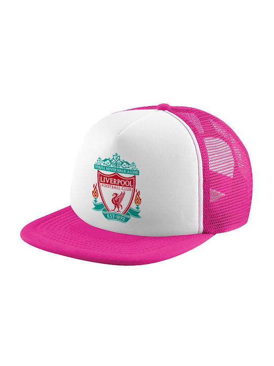 Koupakoupa Pălărie pentru Copii Jockey Tesatura Liverpool Alb