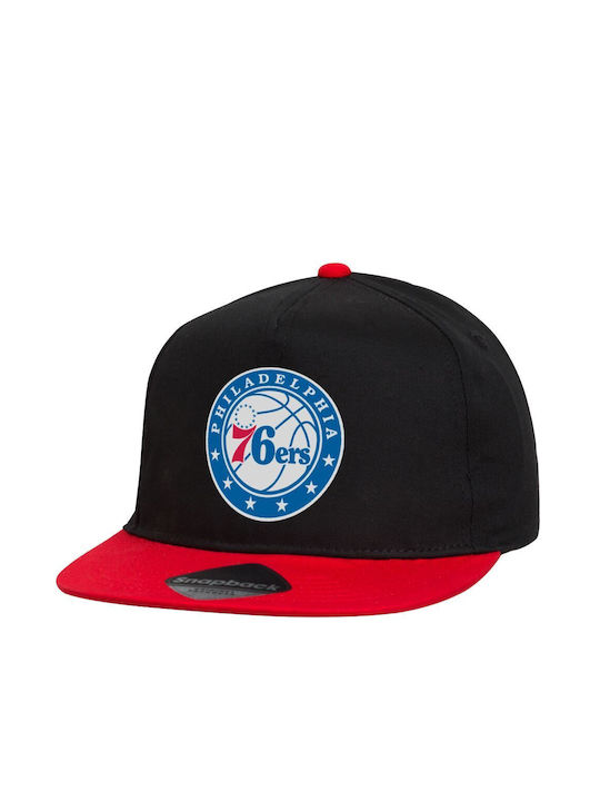 Koupakoupa Παιδικό Καπέλο Υφασμάτινο Philadelphia 76ers Μαύρο