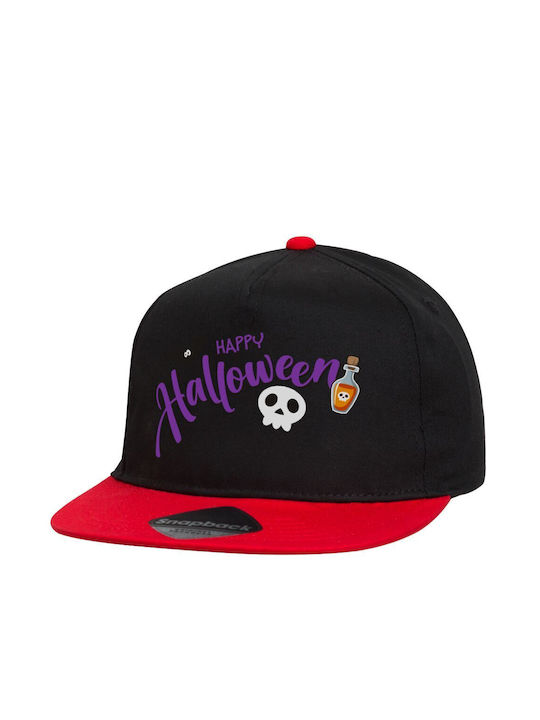 Koupakoupa Παιδικό Καπέλο Υφασμάτινο Happy Halloween (χαλοουίν) Μαύρο
