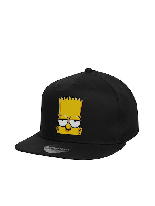 Koupakoupa Pălărie pentru Copii Tesatura The Simpsons Bart Negru
