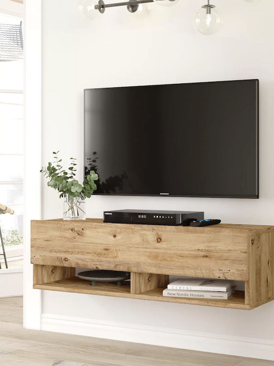 Mobilier TV din lemn Viana Pinul de Atlantic Μ100xΠ32xΥ30cm