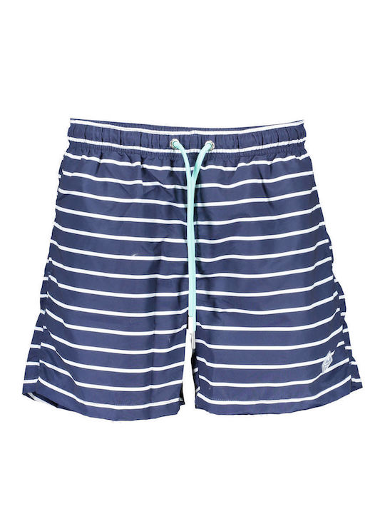 Gant Herren Badehose Blue Gestreift