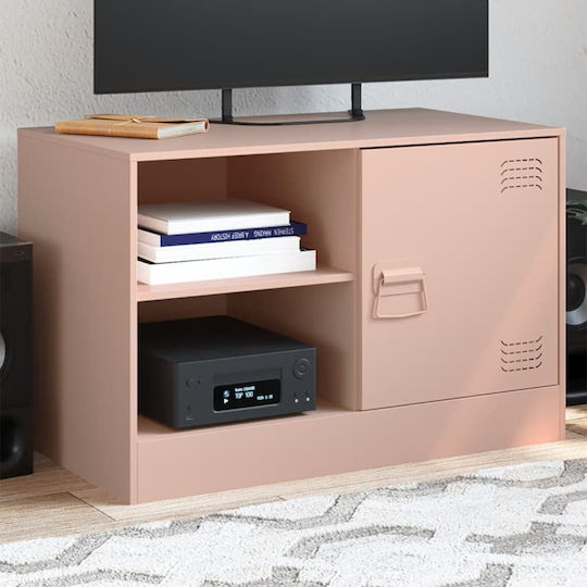 Έπιπλο Τηλεόρασης Μεταλλικό Ροζ Μ67xΠ39xΥ44cm