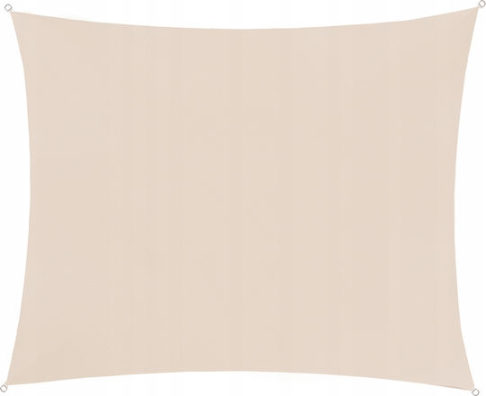 Rechteckig Sonnensegel Ecru 2x3m 180gr/m²