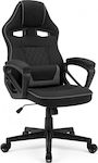 SENSE7 Knight Fabric Gaming Chair Black / Gray