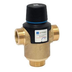 Afriso Two-Way Brass Pressure Relief Valve 1" for boiler