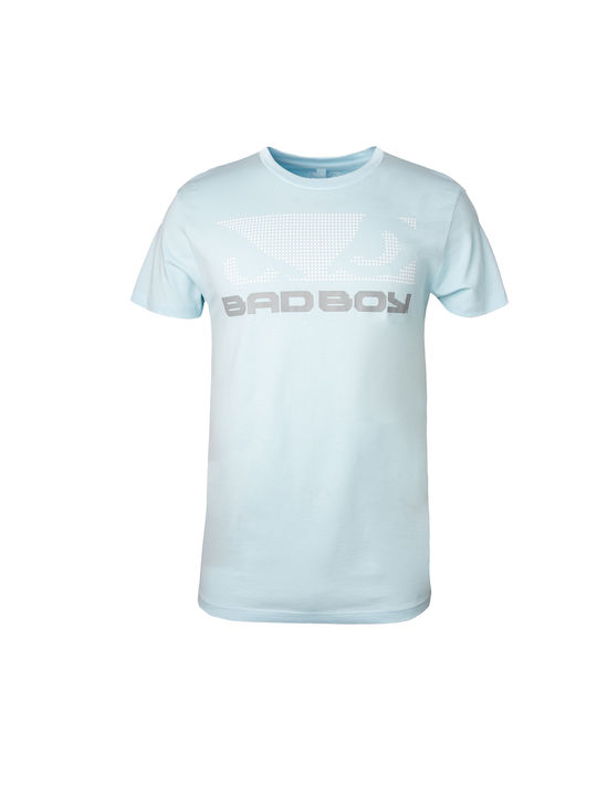 Bad Boy T-shirt Bărbătesc cu Mânecă Scurtă Albastru deschis