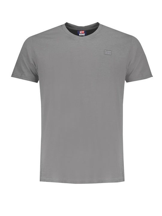 Squola Nautica Italiana Ανδρικό T-shirt Κοντομάνικο Gray