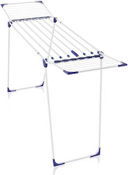 Leifheit Solid Plastic Folding Floor Clothes Drying Rack with Hanging Length 23m