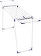 Leifheit Solid Folding Floor Clothes Drying Rack Made of Plastic with Hanging Length 23m