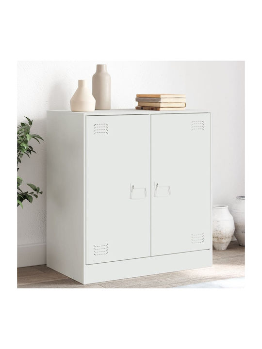 Sideboard made of Metal White 67x39x73cm