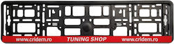 Car License Plate Frames Plastic Red 2pcs