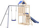 vidaXL Holzturm 427.5x185x215cm. Braun