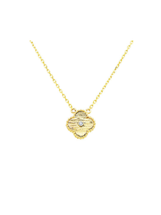 Gold Kreuz 14K mit Kette