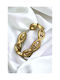 Women's Gold Plated Steel Ring