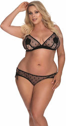 Boss Of Toys Sexy Σετ Εσωρούχων Plus Size Μαύρο