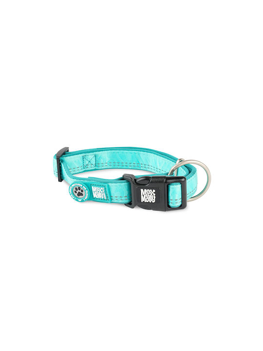 Max & Molly Dog Collar in Turquoise color Large