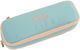 Polo Fabric Turquoise Pencil Case Duo Box with ...