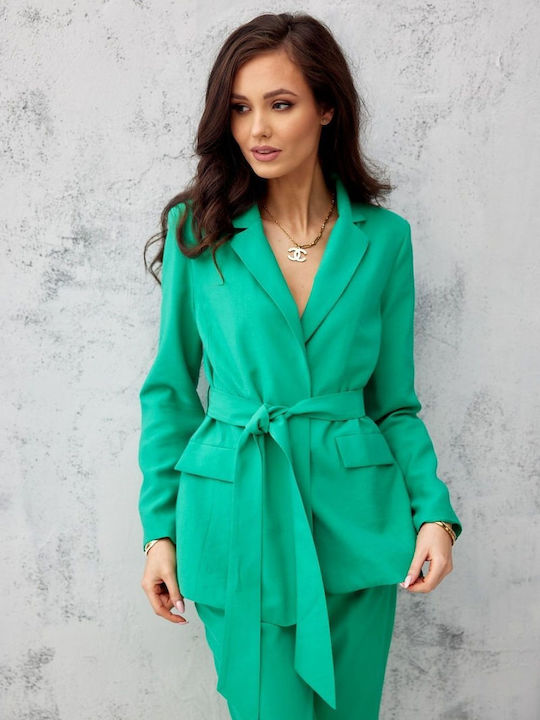 Roco Fashion Women's Blazer Green