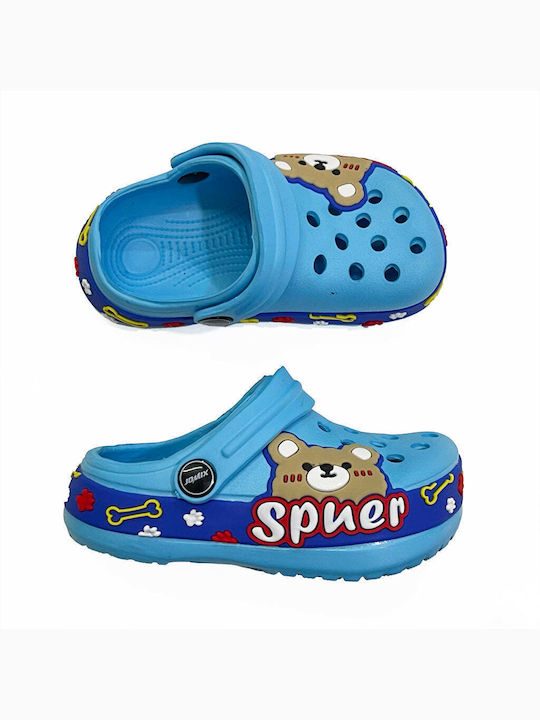 Ustyle Children's Beach Clogs Light Blue