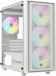 Tempest Gaming Rampart ARGB Jocuri Full tower Cutie de calculator Alb