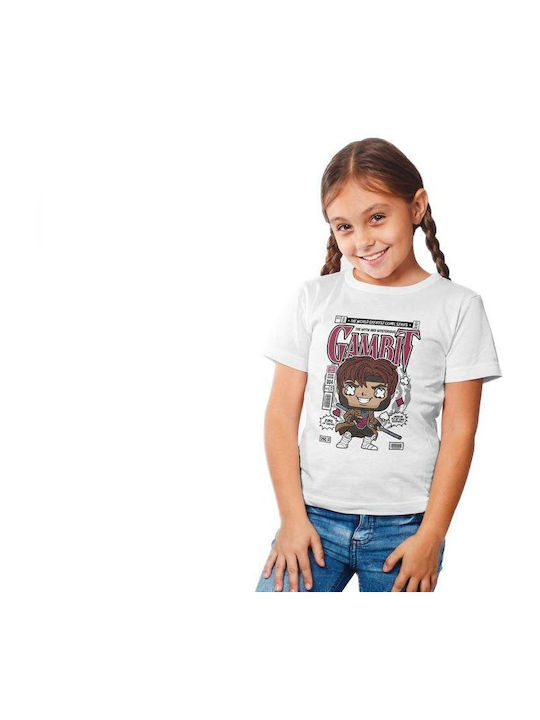 Pop Culture Kids T-shirt White Gambit