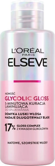 L'Oreal Paris Elseve Glycolic Gloss 17% Rinse Off Hair Serum For Anti-Frizz 200ml