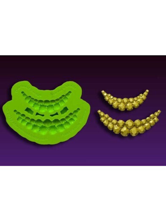 Форма за брошка диамант Diamond Swag Brooch Mold Форма за сладкарство за карамелни кремове от силикон 1бр