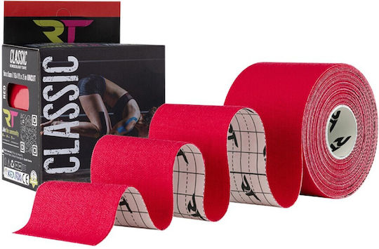 Rea Tape Класическа Кинезиологична Лента 5см x 5м Червена