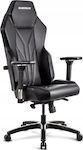 Quersus VAOS.2.3 Artificial Leather Gaming Chair with Adjustable Arms Black Accent