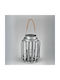 Metallic Lantern Silver