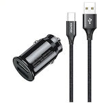 Awei Car Charger Fast Charging with Ports: 2xType-C with Cable Type-C