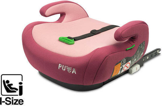 Caretero Puma Καθισματάκι Αυτοκινήτου Booster i-Size με Isofix Dirty Pink