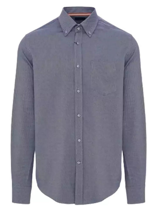 Long-sleeved Shirt Bianco Blu