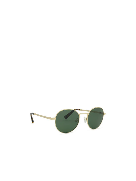 Hawkers Moma Sunglasses with Gold Metal Frame and Gold Polarized Lens