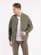 Volcano Herren Jacke Lässig Khaki