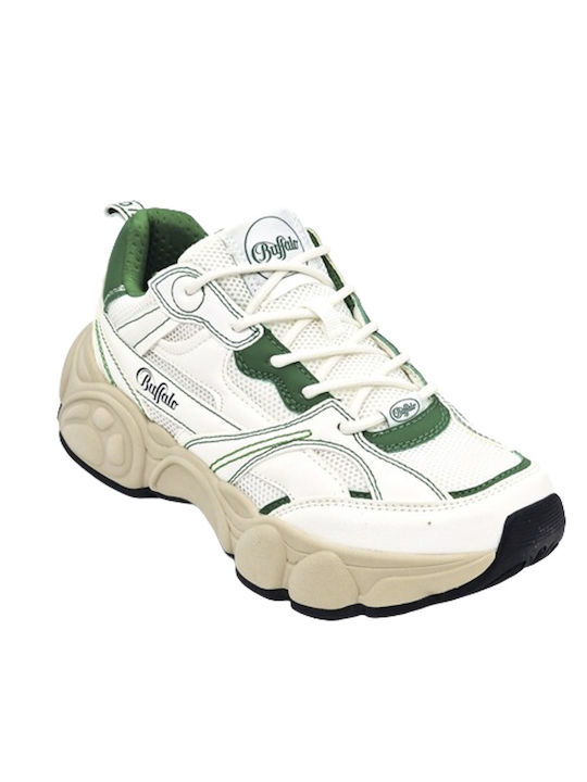 Buffalo Sneakers White / Green