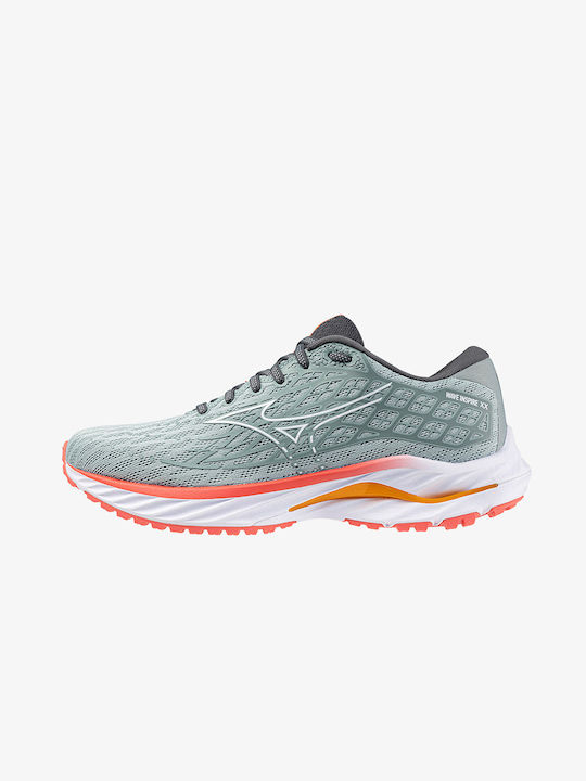 Mizuno Wave Inspire 20 J1GD244421 Running Gray Mist White Dubarry Skroutz.gr
