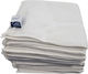 York Cleaning Cloths with Microfibers General Use White 30x30cm 10pcs