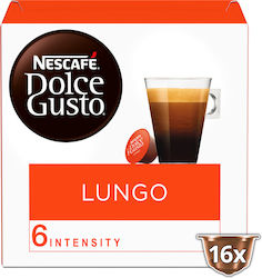 Nescafe Еспресо Лунго 16 капсули Nescafe Еспресо Лунго 16 капсули