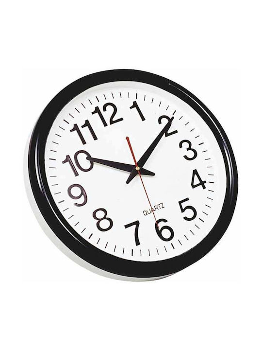 Q-Connect Wall Clock Black