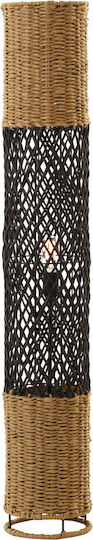 HomeMarkt Floor Lamp H120xW20cm. with Socket for Bulb E27 Beige