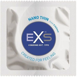 EXS Nano Thin Condoms Natural 100pcs