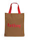 Fatboy Cotton Shopping Bag in Brown color