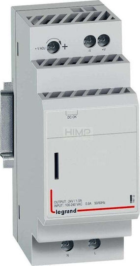 Legrand DIN-Schienen-Netzteil mit Ausgang 24V und Leistung 36W 1.5A
